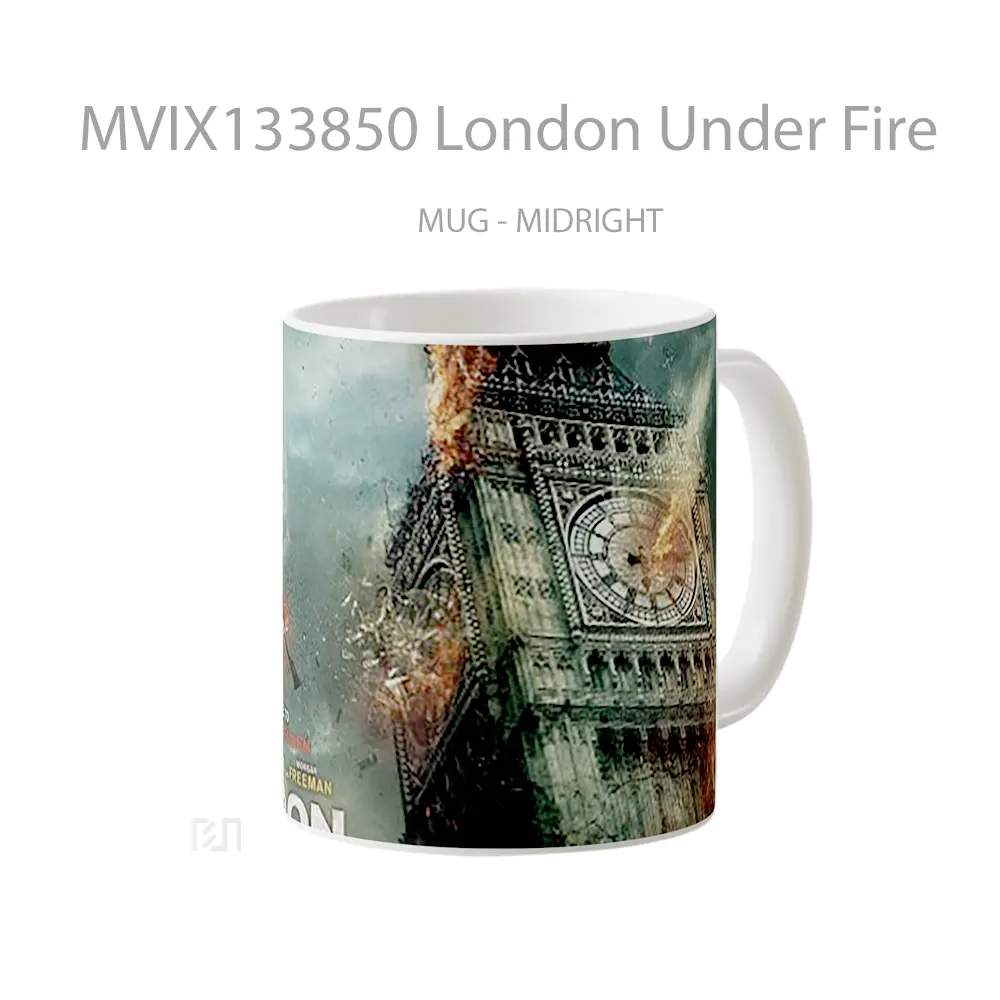 Mug London Under Fire Gelas Keramik Unik - All-side / Desain