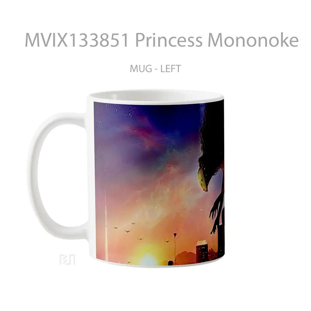 Mug Princess Mononoke Gelas Keramik Unik - All-side / Desain
