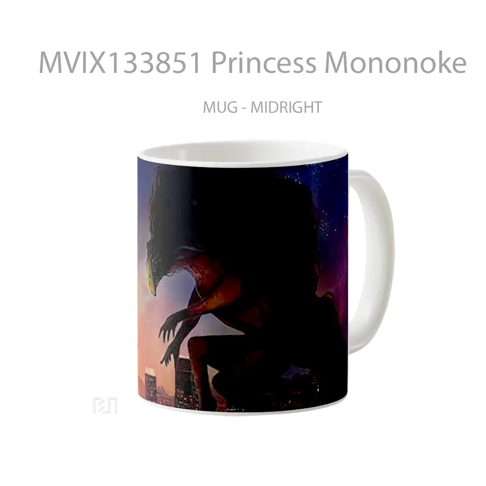 Mug Princess Mononoke Gelas Keramik Unik - All-side / Desain
