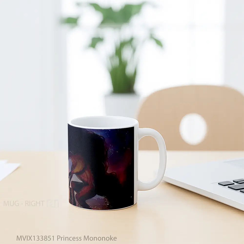 Mug Princess Mononoke Gelas Keramik Unik - All-side / Desain