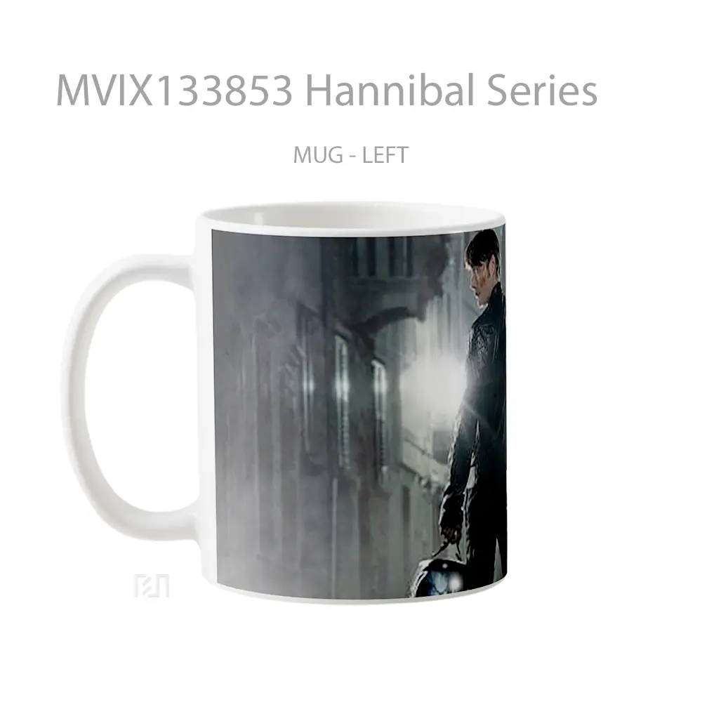 Mug Hannibal Series Gelas Keramik Unik - All-side / Desain