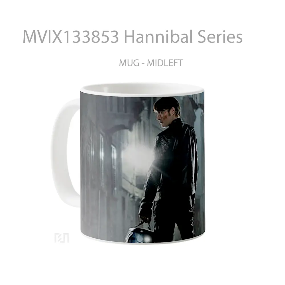 Mug Hannibal Series Gelas Keramik Unik - All-side / Desain