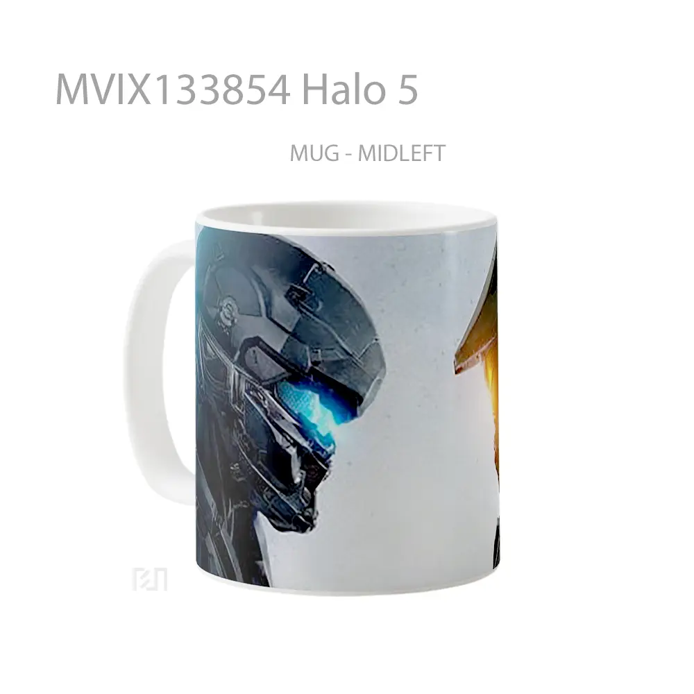 Mug Halo 5 Cangkir Gamer - All-side / Desain