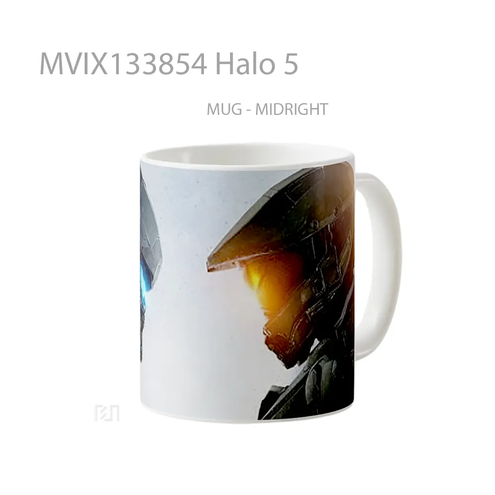 Mug Halo 5 Cangkir Gamer - All-side / Desain