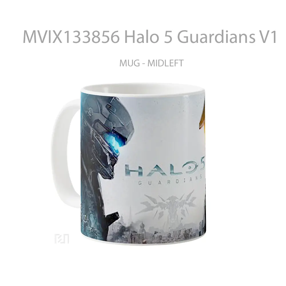 Mug Halo 5 Guardians V1 Cangkir Gamer - All-side / Desain