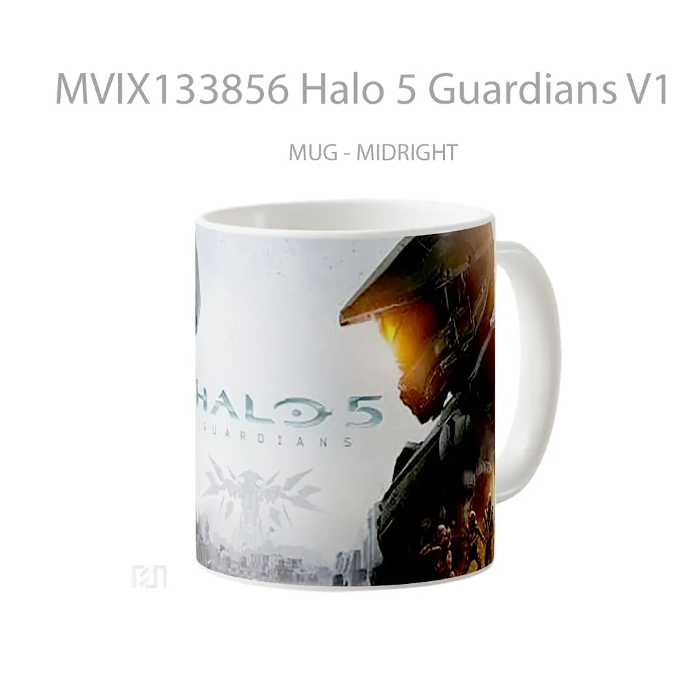Mug Halo 5 Guardians V1 Cangkir Gamer - All-side / Desain
