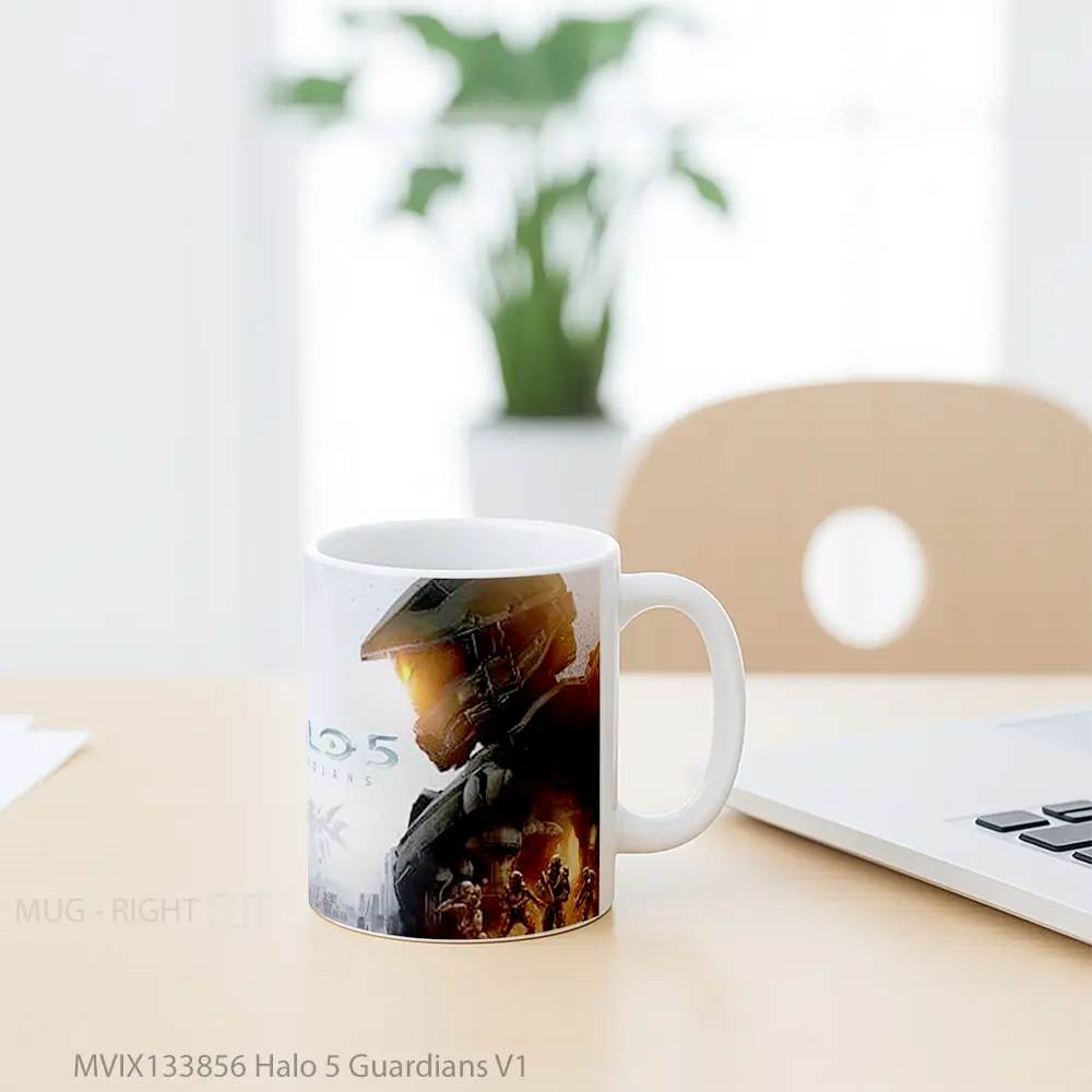 Mug Halo 5 Guardians V1 Cangkir Gamer - All-side / Desain