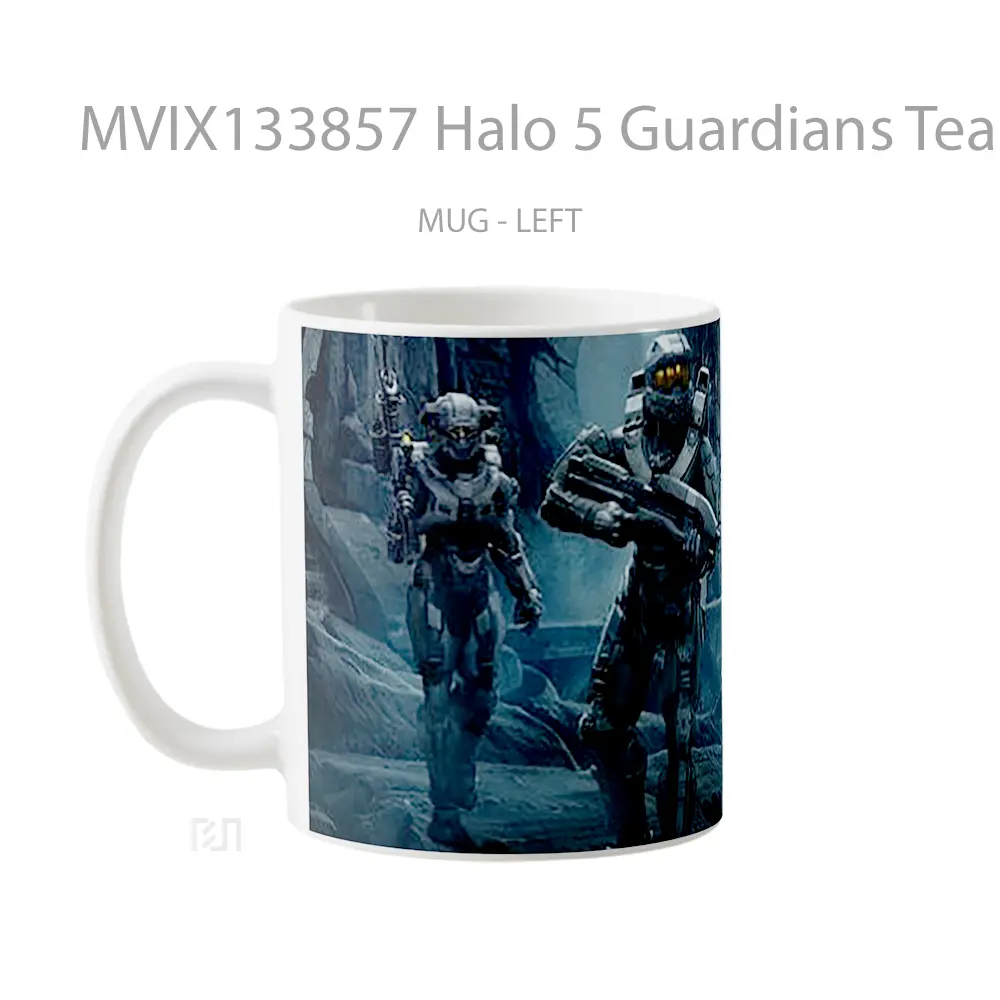 Mug Halo 5 Guardians Team Chief Cangkir Gamer - All-side / Desain