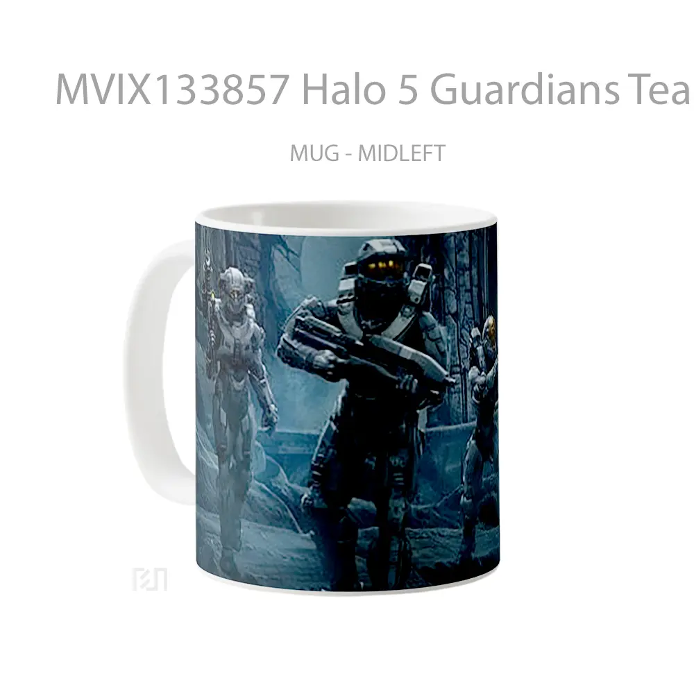 Mug Halo 5 Guardians Team Chief Cangkir Gamer - All-side / Desain