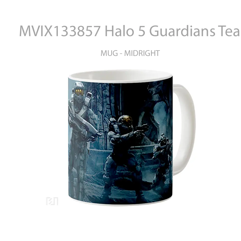 Mug Halo 5 Guardians Team Chief Cangkir Gamer - All-side / Desain