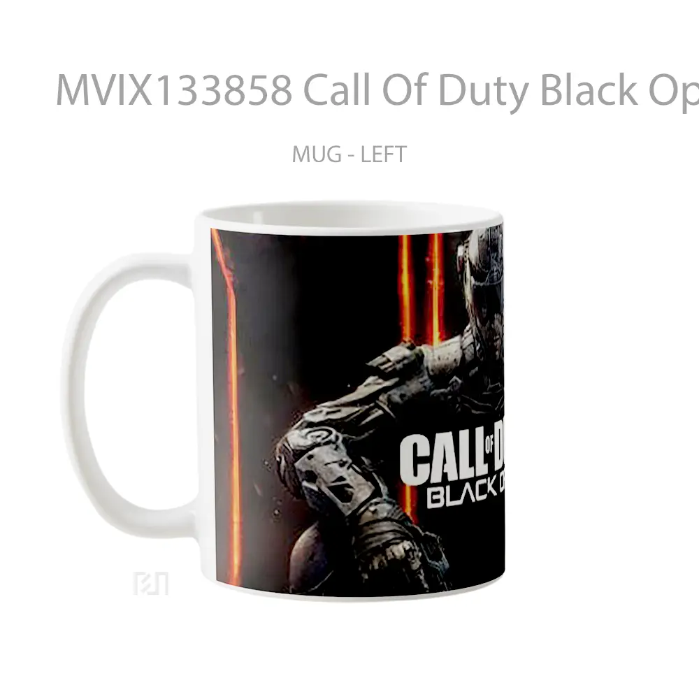 Mug Call Of Duty Black Ops Iii Cangkir Gamer - All-side / Desain