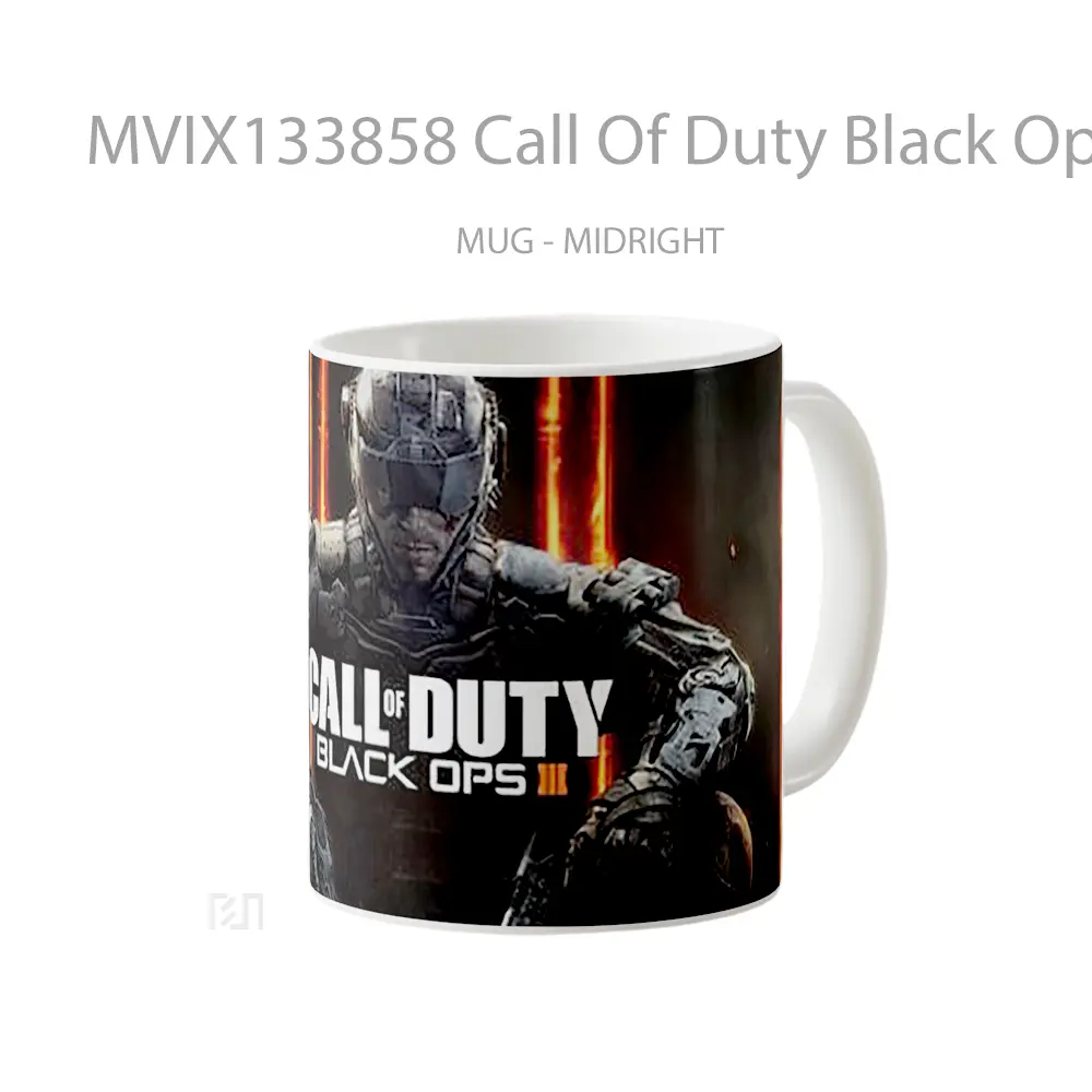 Mug Call Of Duty Black Ops Iii Cangkir Gamer - All-side / Desain