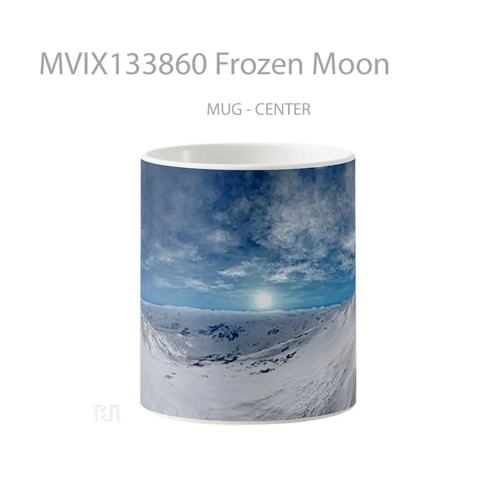 Mug Frozen Moon Gelas Astronomi