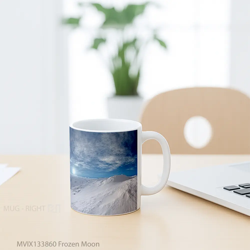 Mug Frozen Moon Gelas Astronomi - All-side / Desain