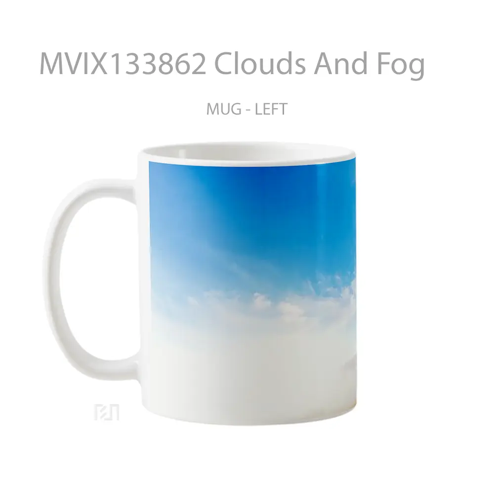 Mug Clouds And Fog Gelas Pemandangan Alam - All-side / Desain