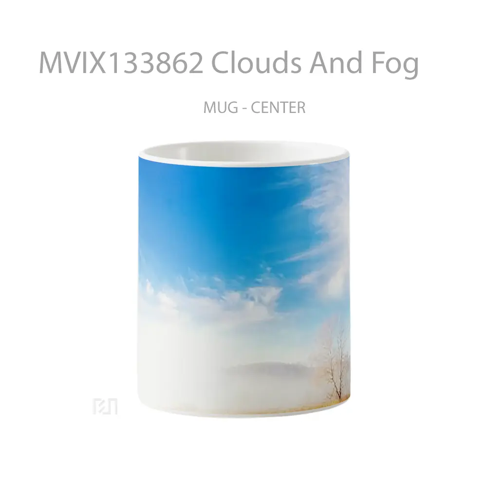 Mug Clouds And Fog Gelas Pemandangan Alam
