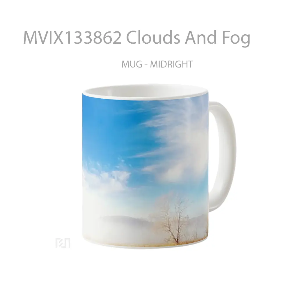 Mug Clouds And Fog Gelas Pemandangan Alam - All-side / Desain