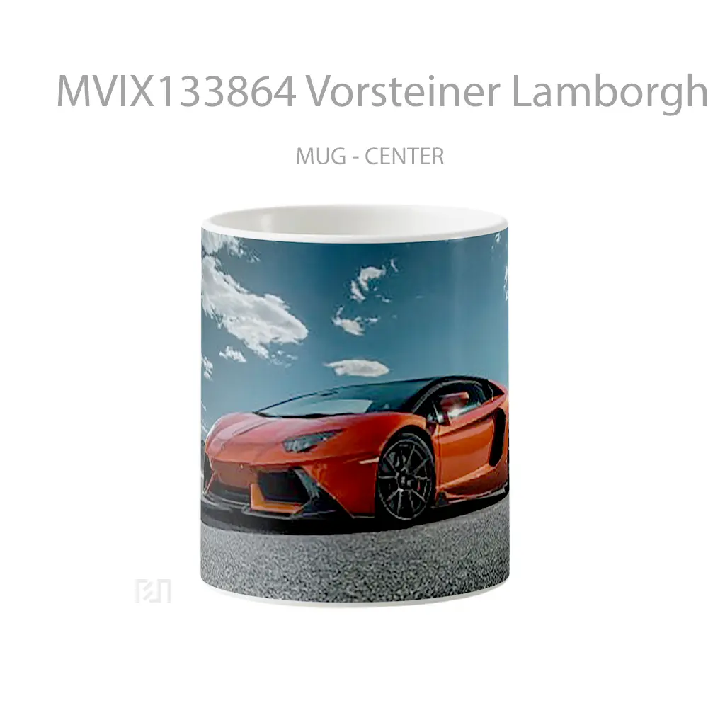 Mug Vorsteiner Lamborghini Aventador Zaragoza Cangkir Mobil