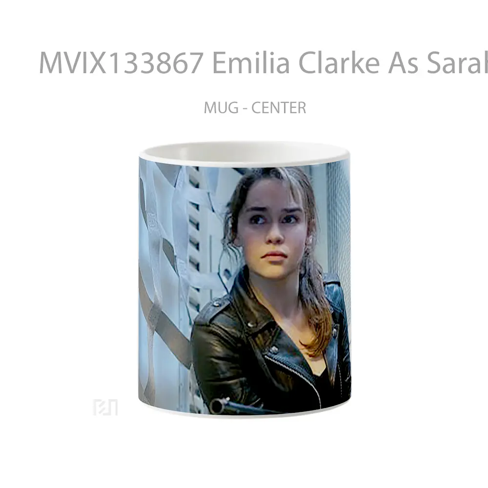 Mug Emilia Clarke As Sarah Connor Gelas Keramik Unik