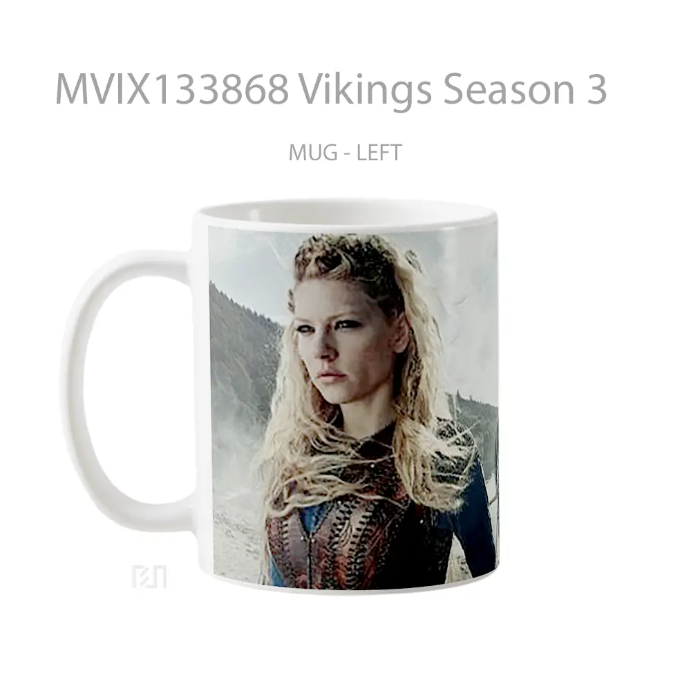 Mug Vikings Season 3 Gelas Keramik Unik - All-side / Desain
