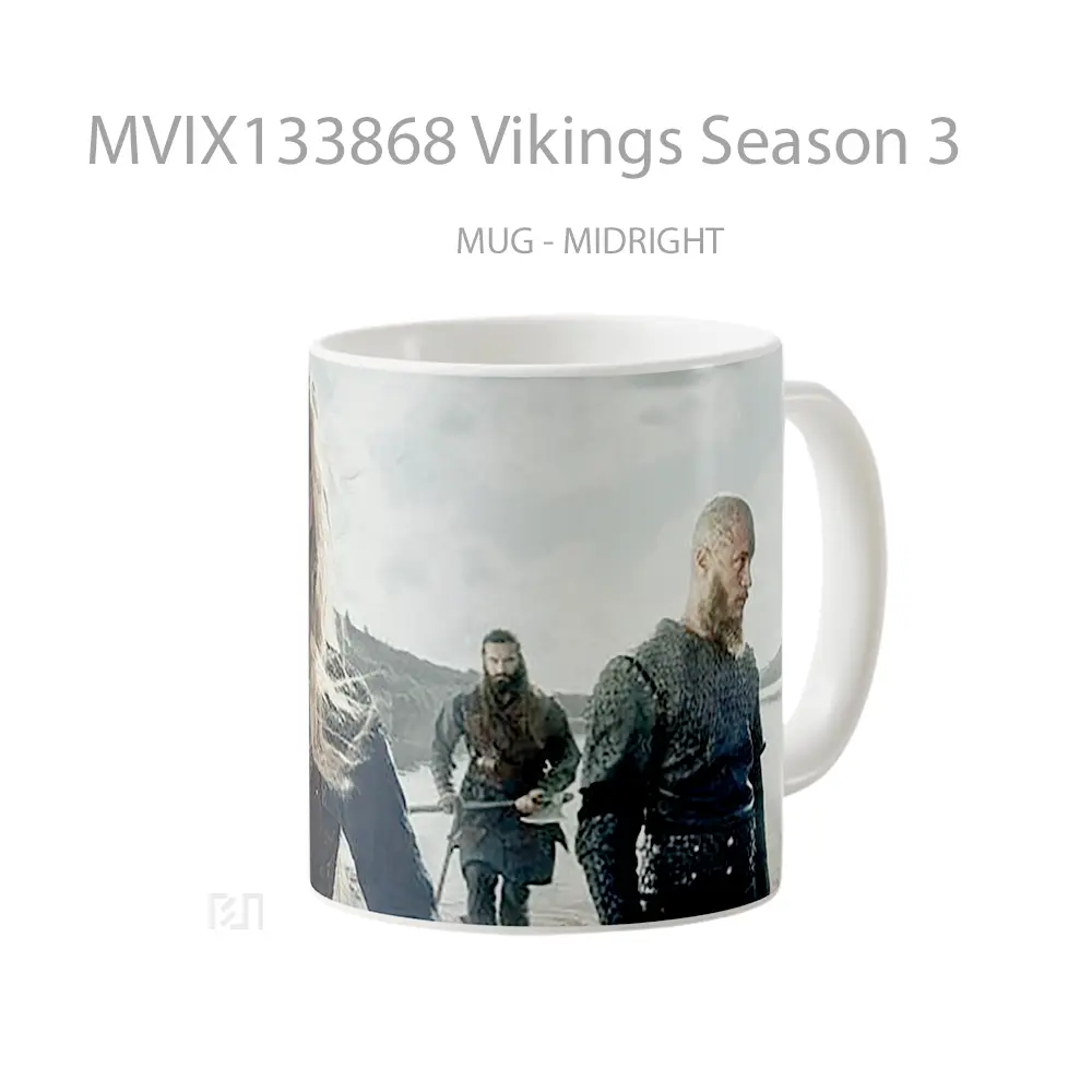 Mug Vikings Season 3 Gelas Keramik Unik - All-side / Desain