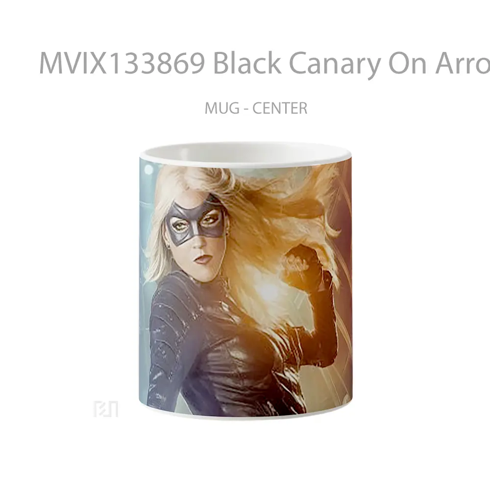 Mug Black Canary On Arrow Gelas Keramik Unik