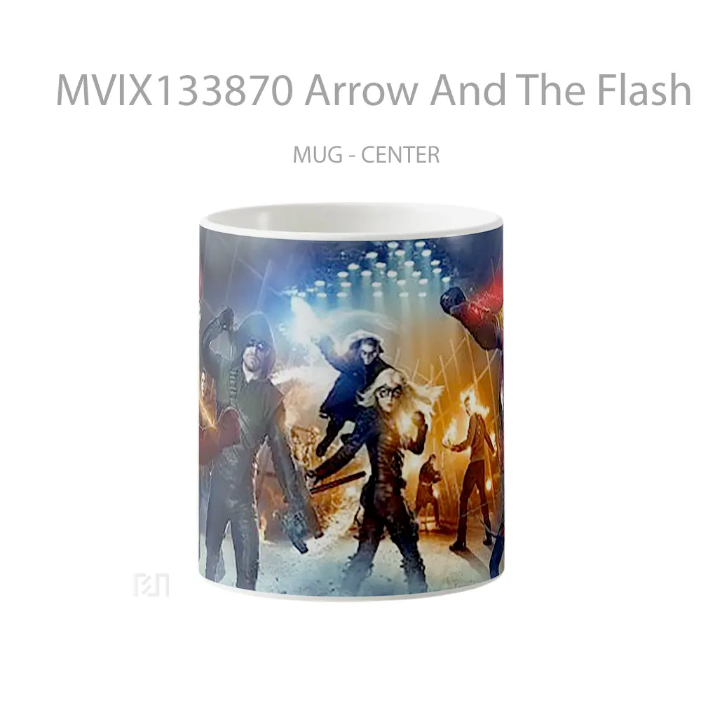 Mug Arrow And The Flash Gelas Superhero