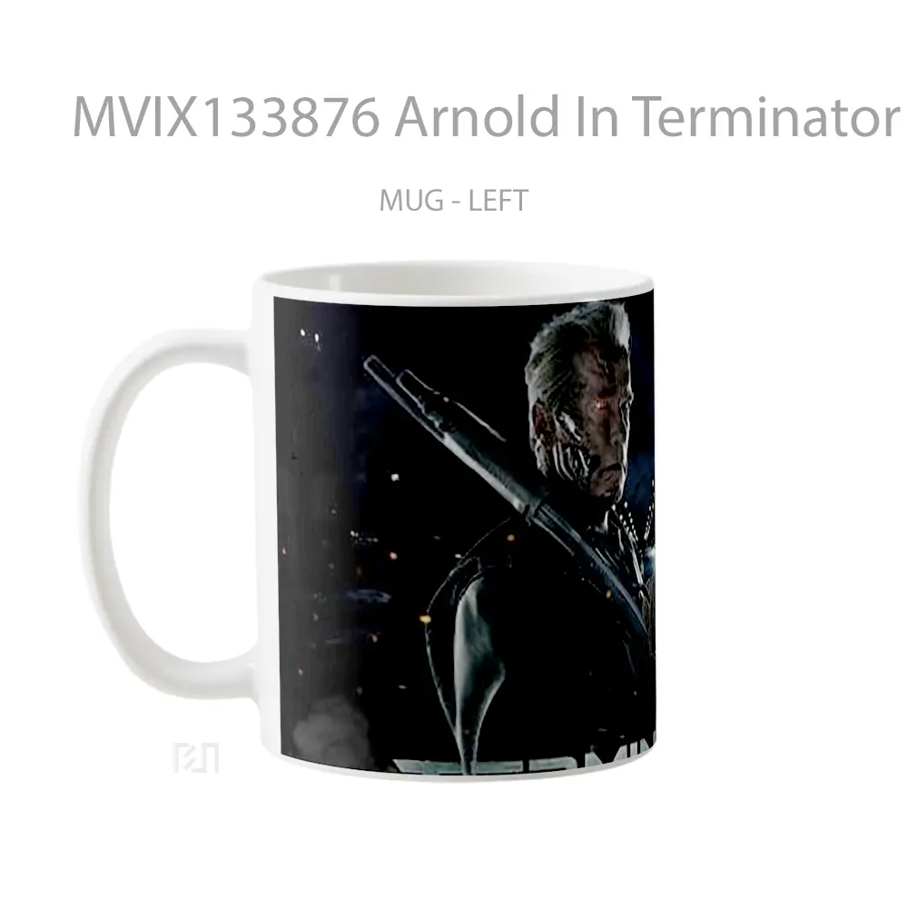 Mug Arnold In Terminator Gelas Film - All-side / Desain