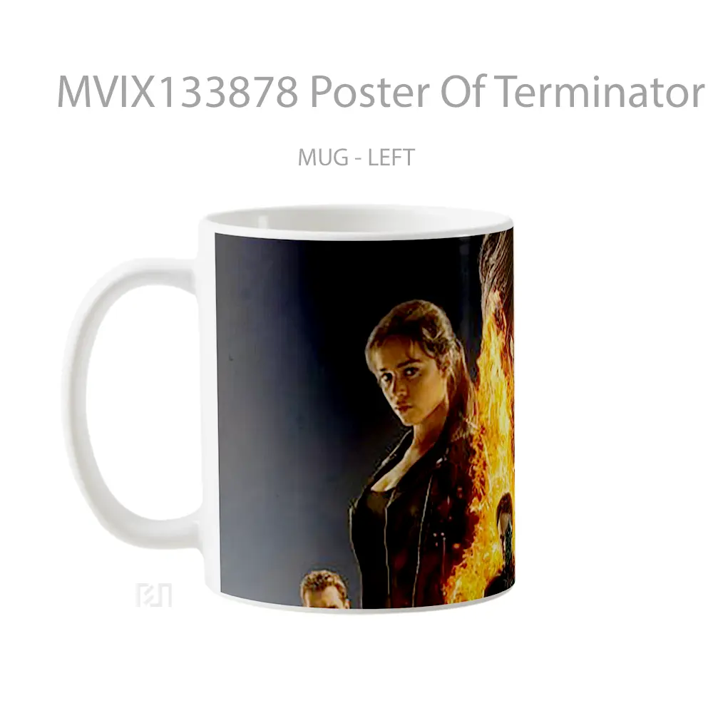 Mug Poster Of Terminator Genesis Gelas Film - All-side / Desain