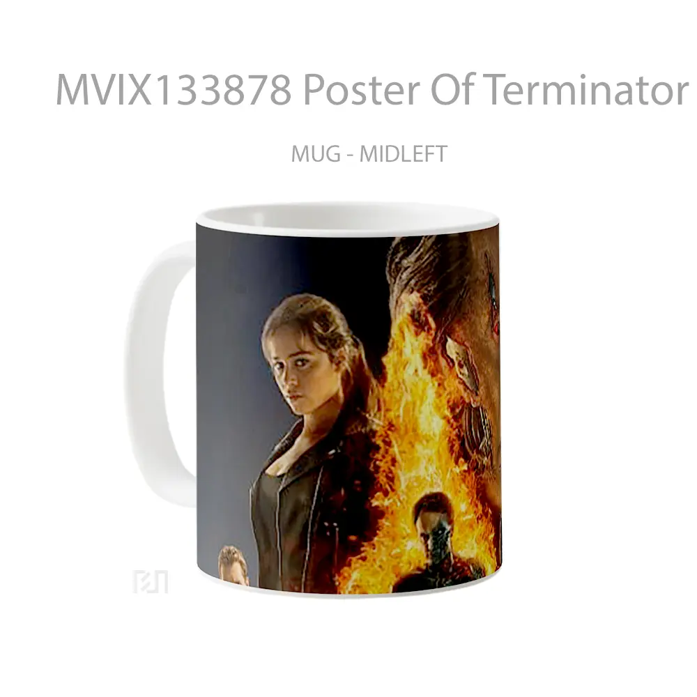 Mug Poster Of Terminator Genesis Gelas Film - All-side / Desain