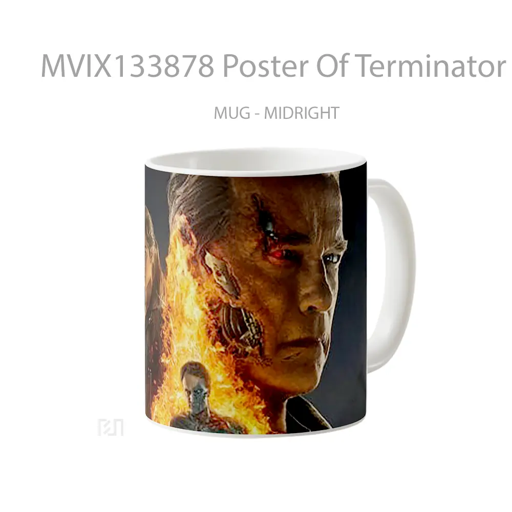 Mug Poster Of Terminator Genesis Gelas Film - All-side / Desain
