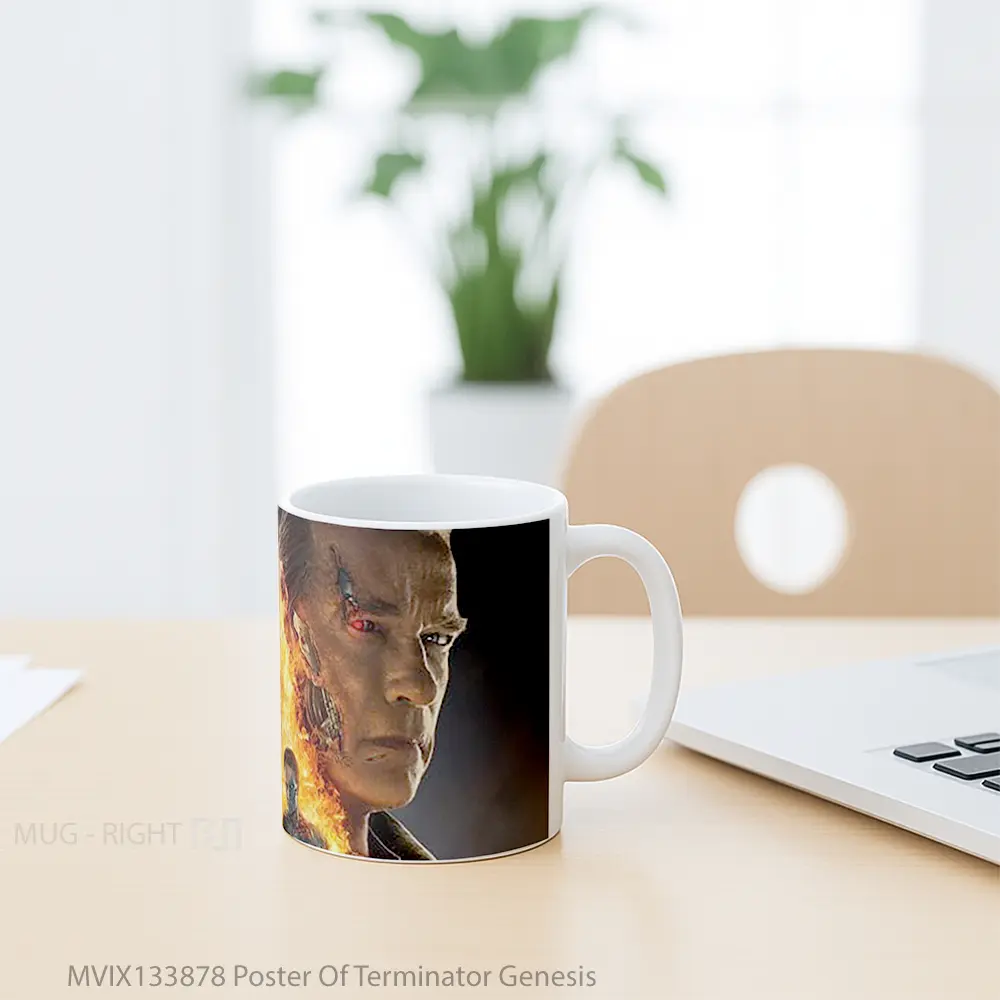 Mug Poster Of Terminator Genesis Gelas Film - All-side / Desain