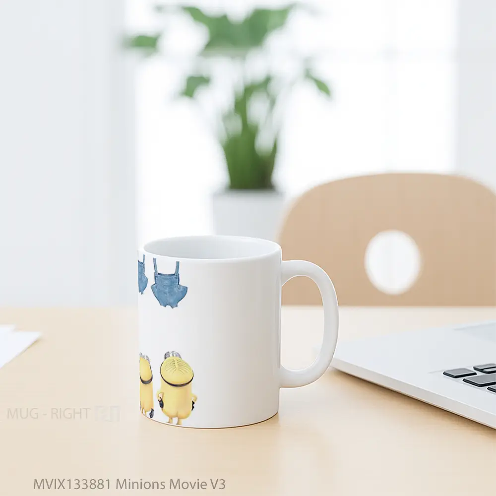 Mug Minions Movie V3 Gelas Kartun - All-side / Desain