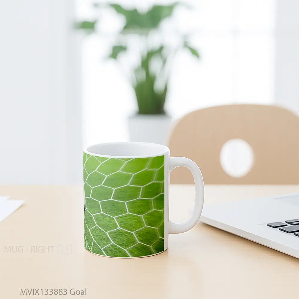 Mug Goal Gelas Keramik Unik - All-side / Desain