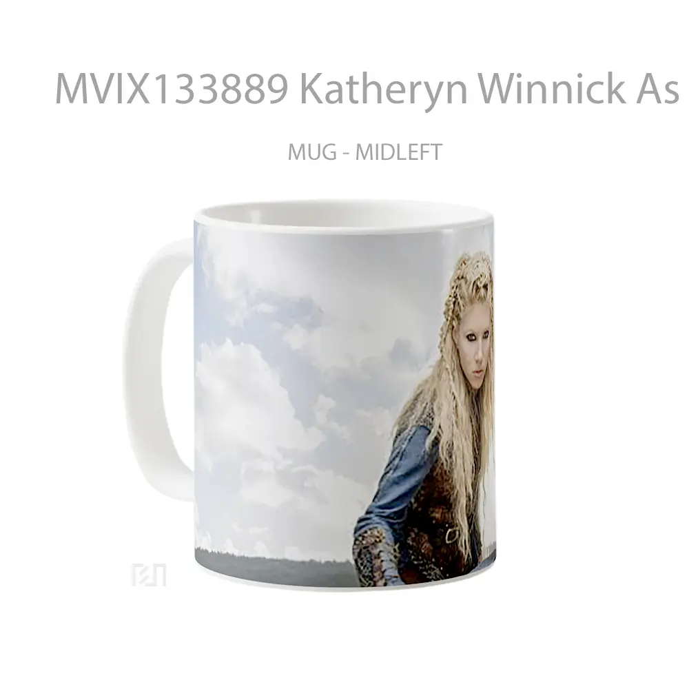 Mug Katheryn Winnick As Lagertha Gelas Keramik Unik - All-side / Desain