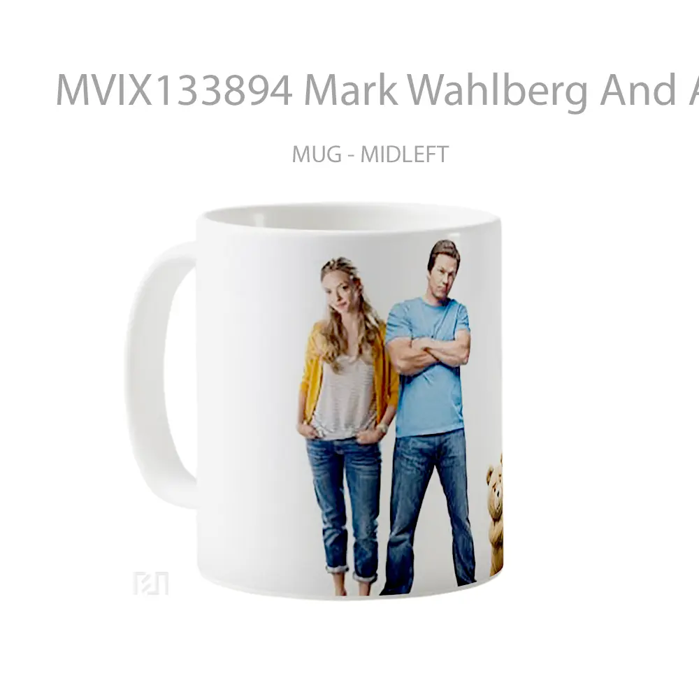 Mug Mark Wahlberg And Amanda Seyfried On Ted 2 Gelas Keramik Unik - All-side / Desain