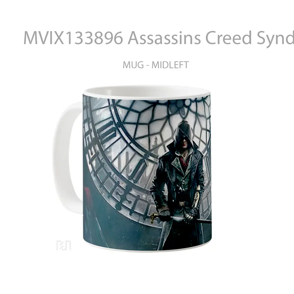 Mug Assassins Creed Syndicate Cangkir Gamer - All-side / Desain