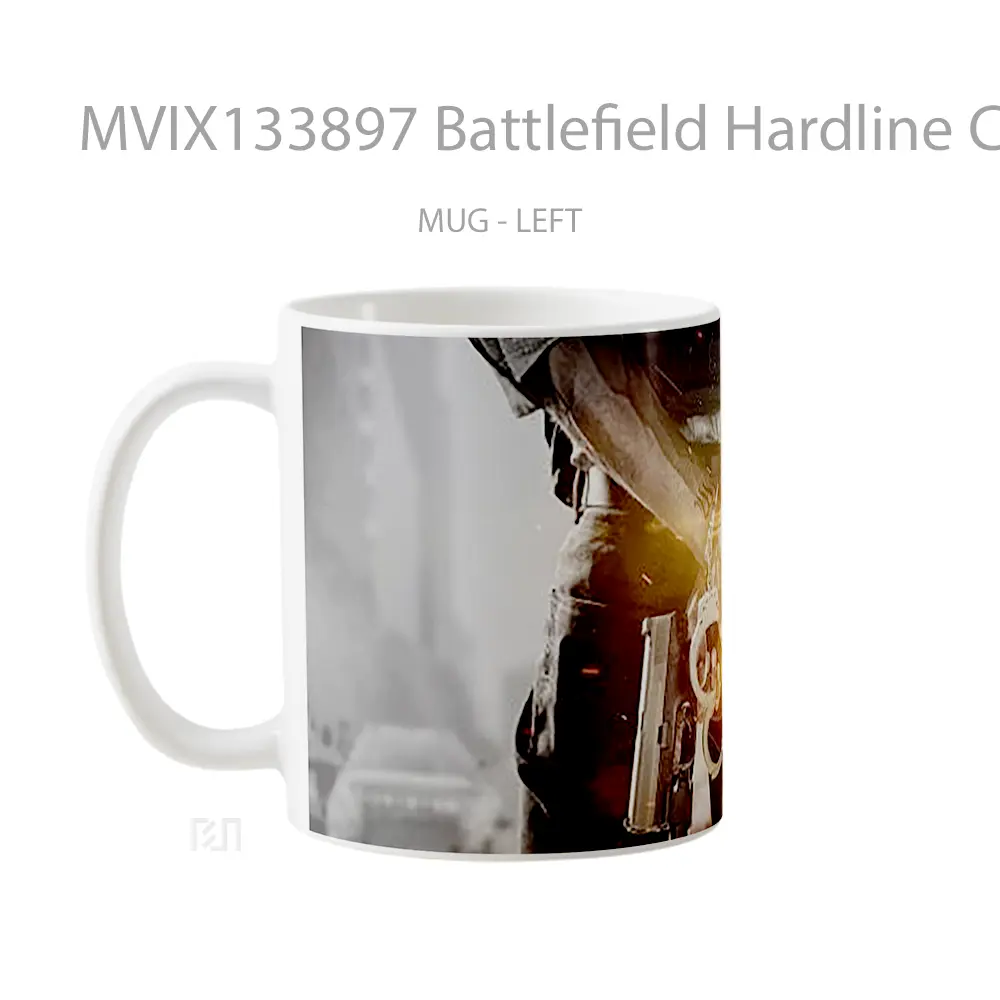 Mug Battlefield Hardline Criminal Activity Gelas Keramik Unik - All-side / Desain