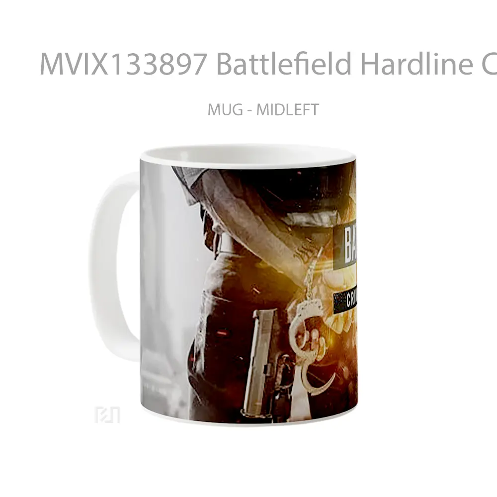 Mug Battlefield Hardline Criminal Activity Gelas Keramik Unik - All-side / Desain