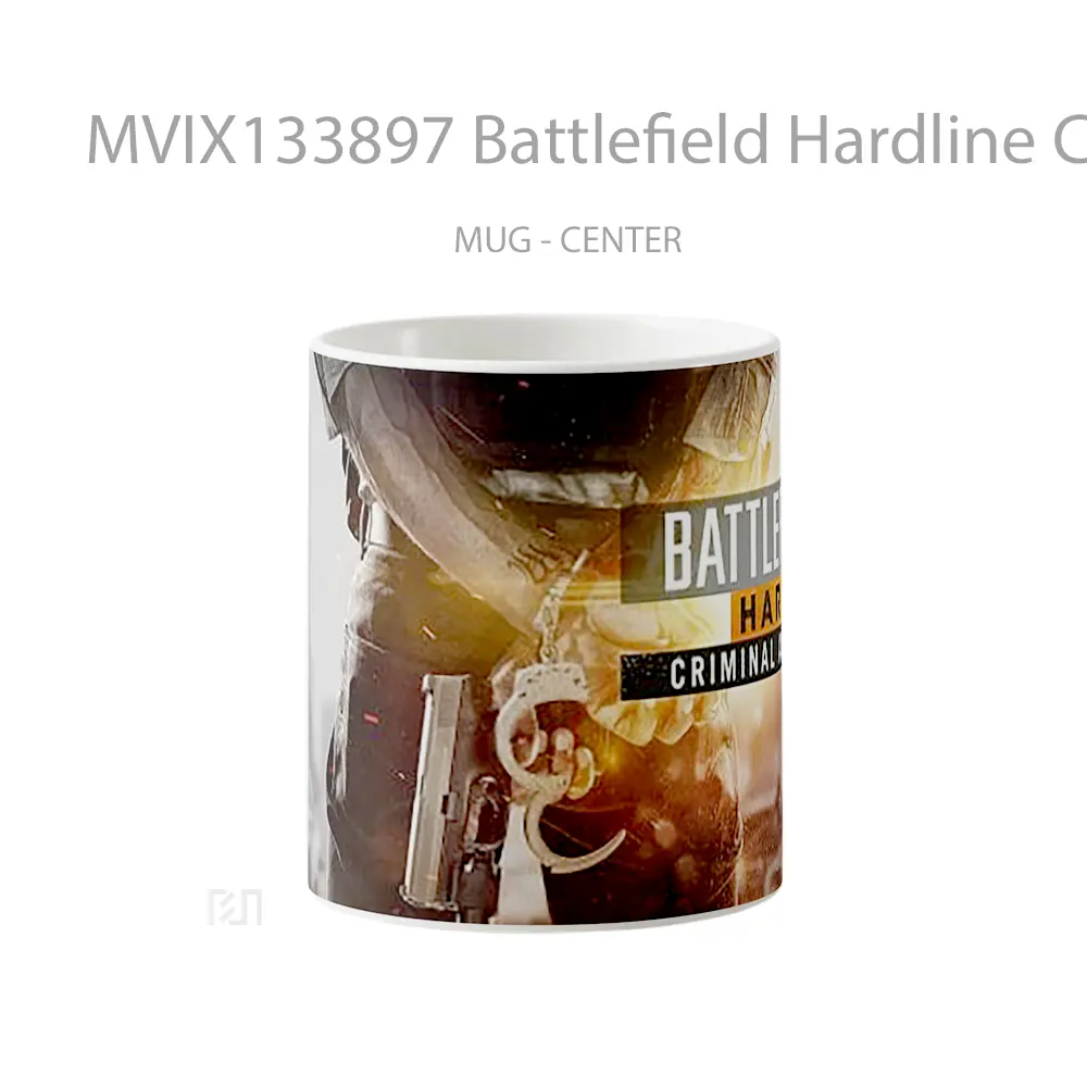 Mug Battlefield Hardline Criminal Activity Gelas Keramik Unik
