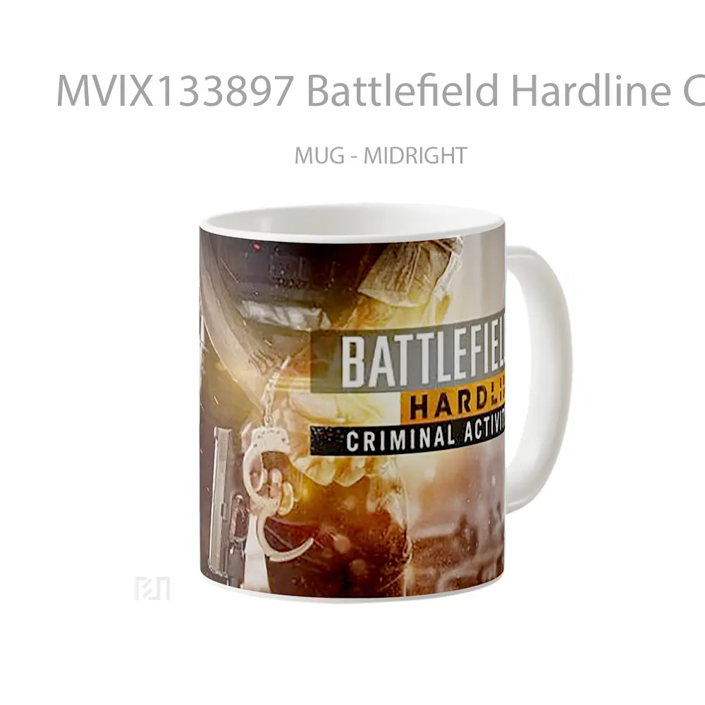 Mug Battlefield Hardline Criminal Activity Gelas Keramik Unik - All-side / Desain