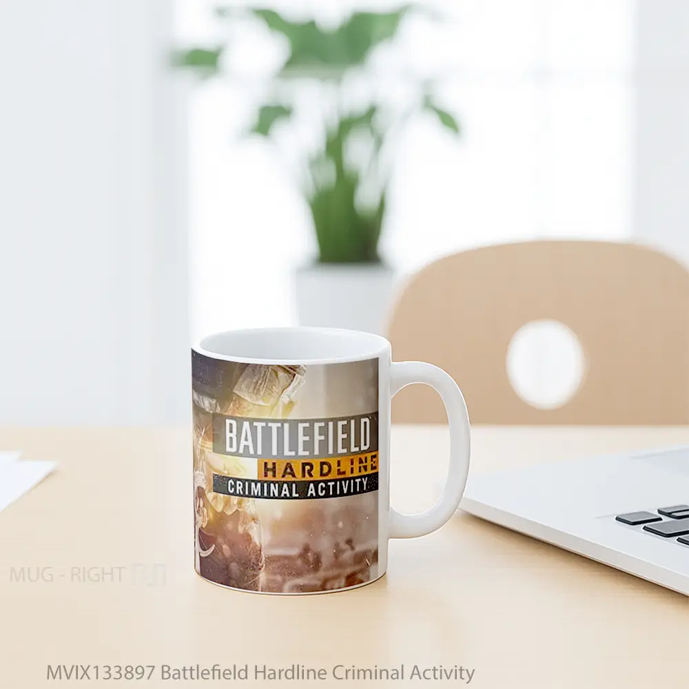 Mug Battlefield Hardline Criminal Activity Gelas Keramik Unik - All-side / Desain
