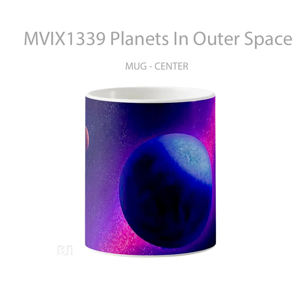 Mug Planets In Outer Space Gelas Astronomi