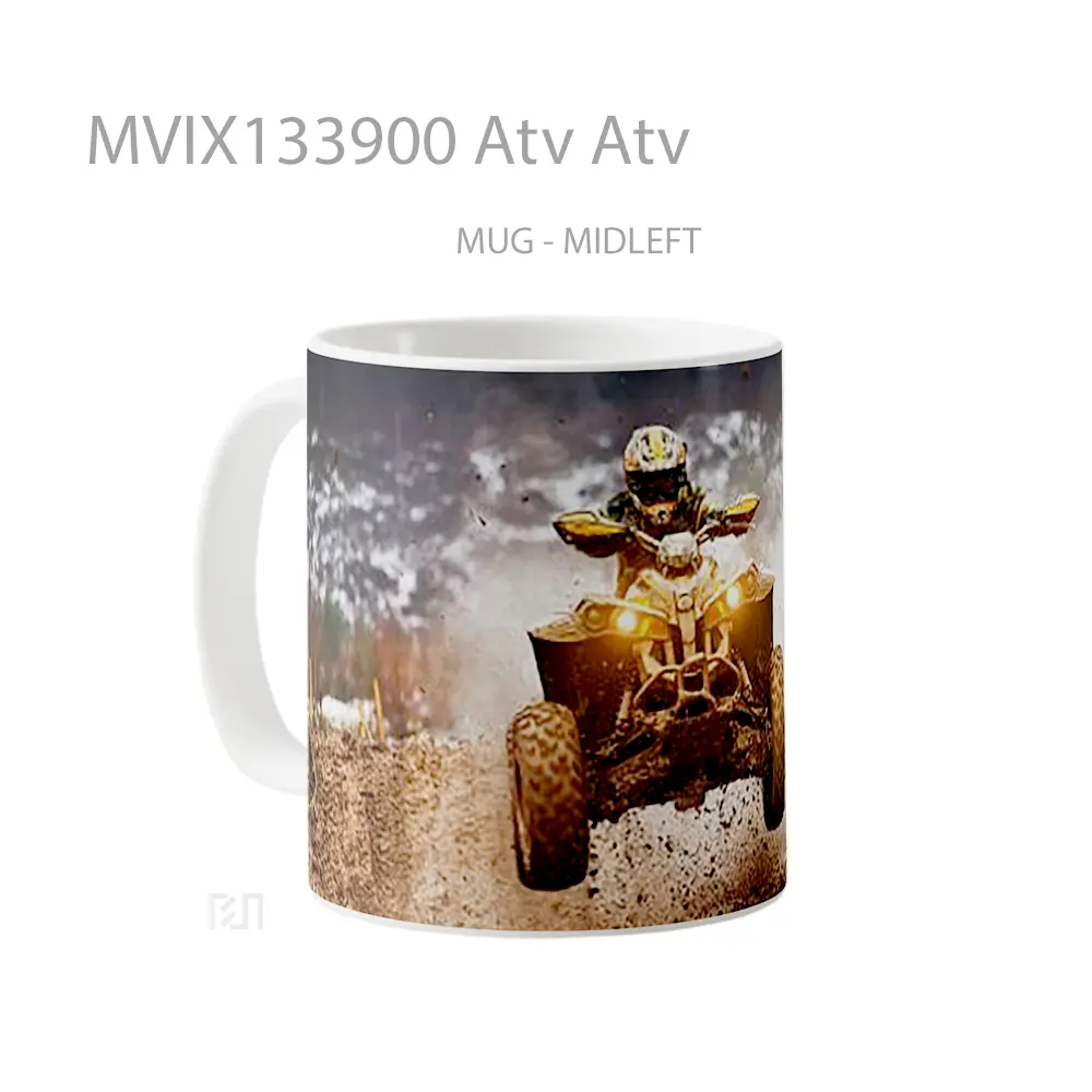 Mug Atv Atv Gelas Keramik Unik - All-side / Desain