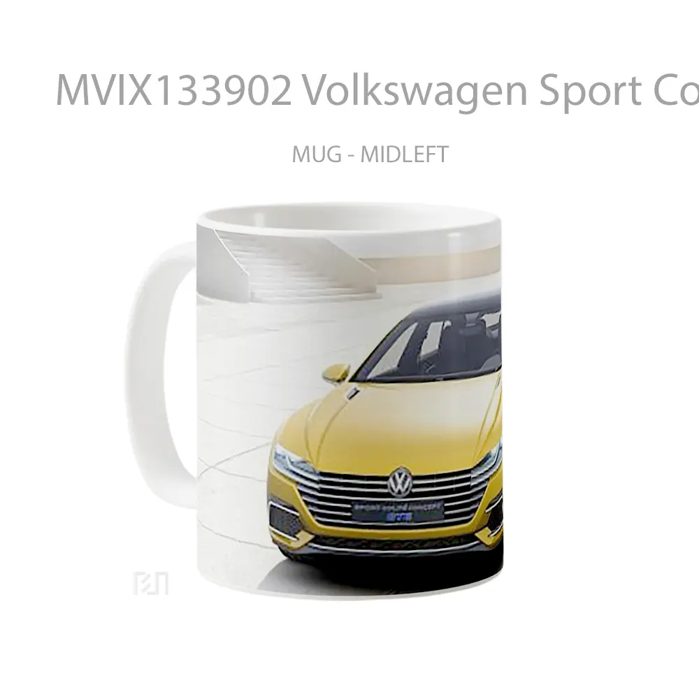 Mug Volkswagen Sport Coupe Concept Gte Gelas Keramik Unik - All-side / Desain