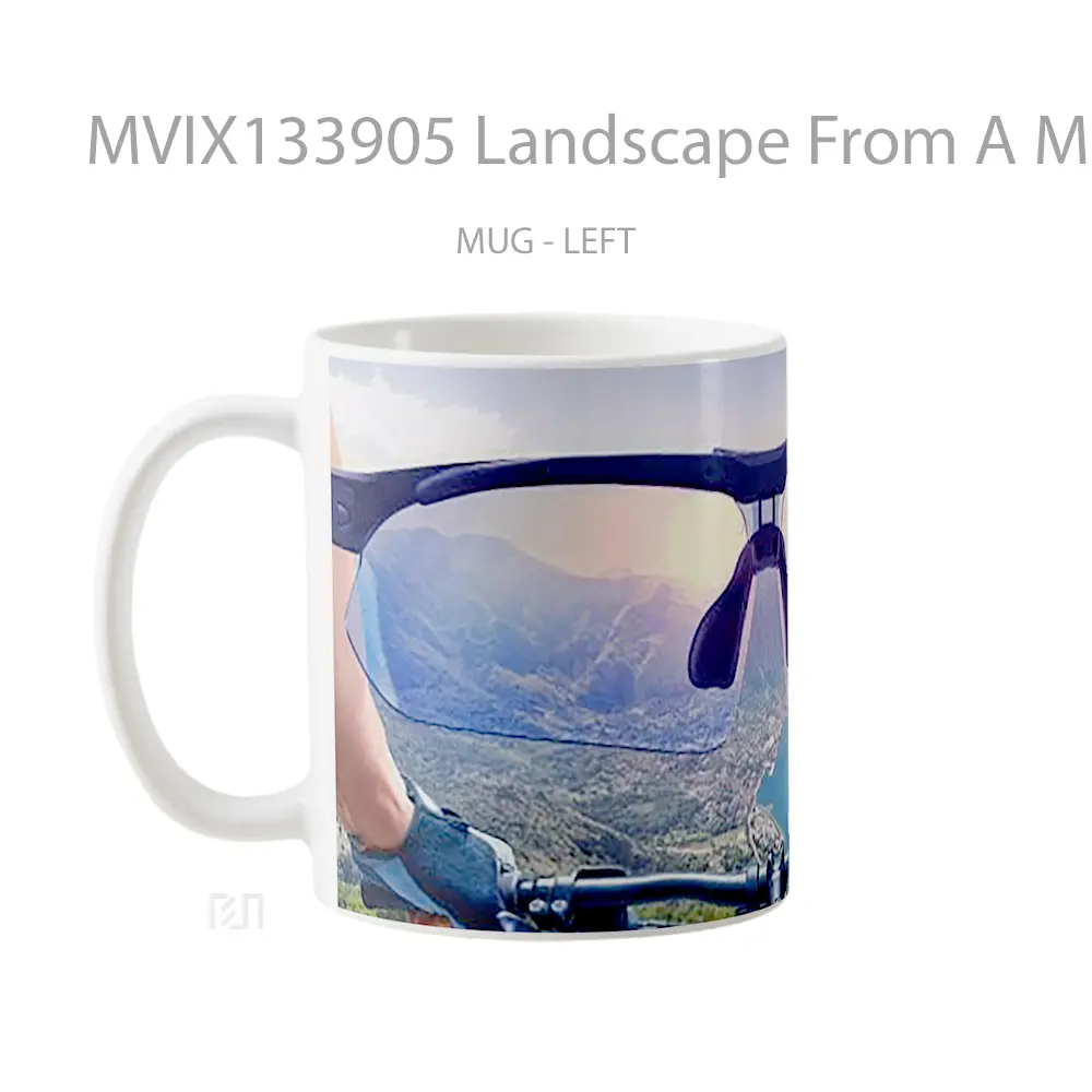 Mug Landscape From A Mountain Gelas Pemandangan Alam - All-side / Desain