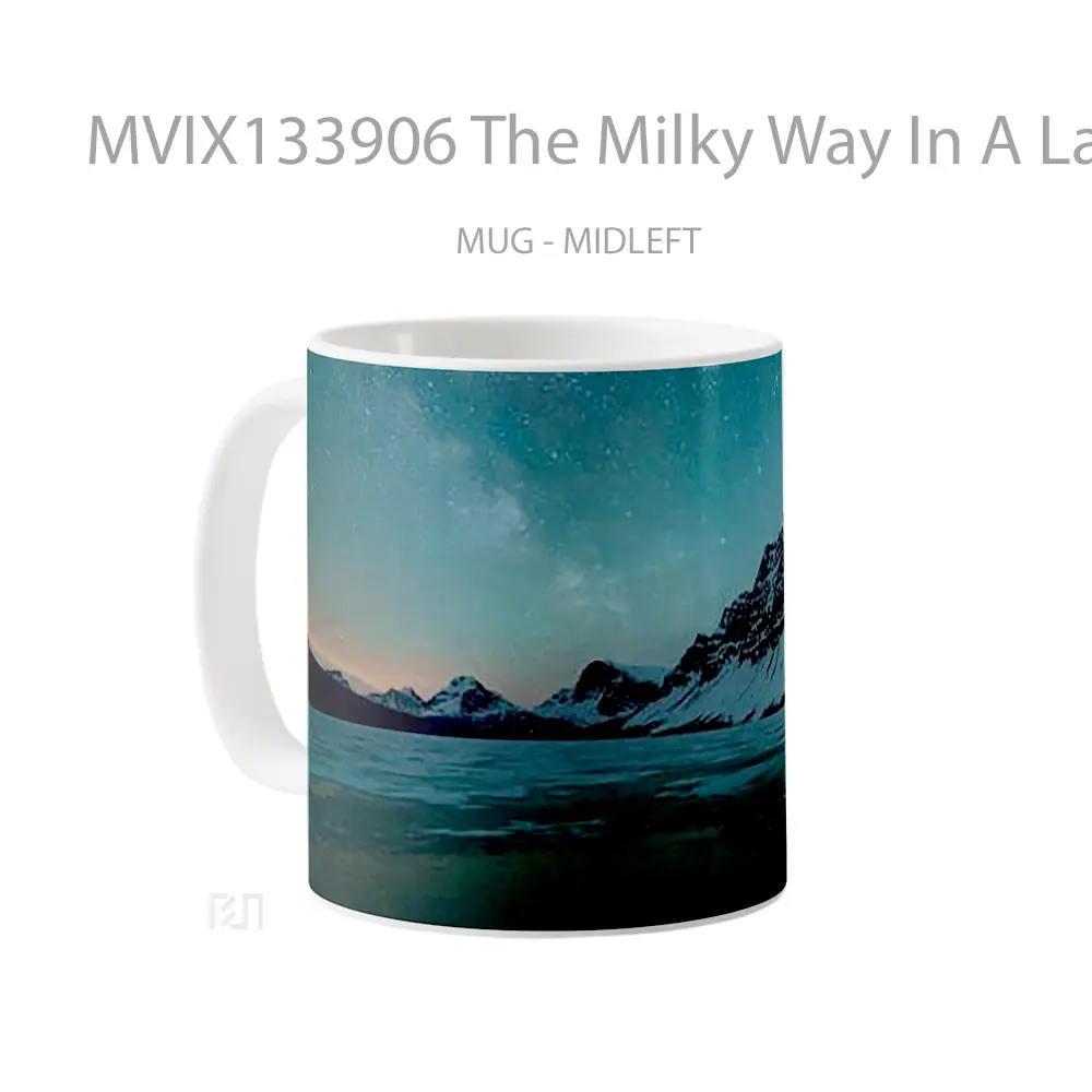 Mug The Milky Way In A Lake Gelas Pemandangan Alam - All-side / Desain