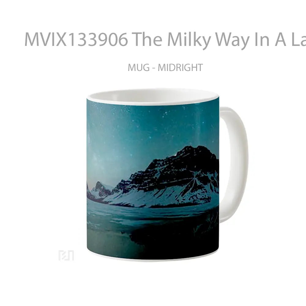 Mug The Milky Way In A Lake Gelas Pemandangan Alam - All-side / Desain