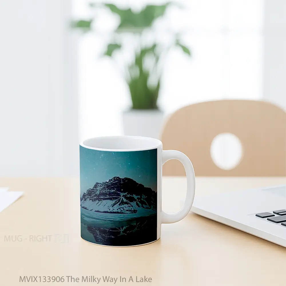 Mug The Milky Way In A Lake Gelas Pemandangan Alam - All-side / Desain
