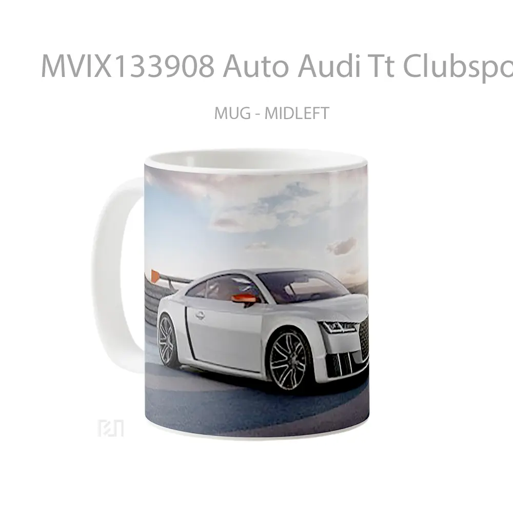 Mug Auto Audi Tt Clubsport Turbo Concept Cangkir Mobil - All-side / Desain